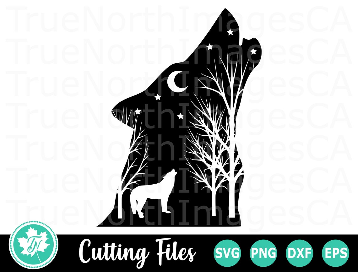 Download Wolf SVG Wolf PNG Svg Files for Cricut Silhouette Files | Etsy
