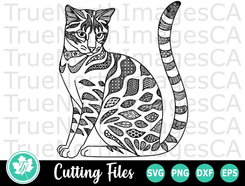 Download Svg Files For Cricut Mandala Svg Silhouette Files Zentangle Svg Cat Svg Clip Art Art Collectibles Vadel Com