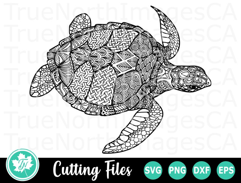 Download Turtle Svg Mandala Svg Silhouette Files Svg Files For Cricut Zentangle Svg Clip Art Art Collectibles