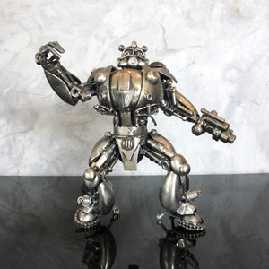 Robot Recycled Scrap Metal Art