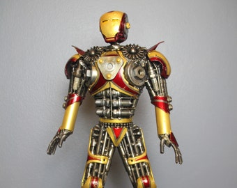 Iron Man Inspired Metal Sculpture Art
