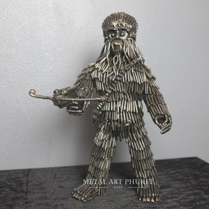 Robot Recycled Scrap Metal Art