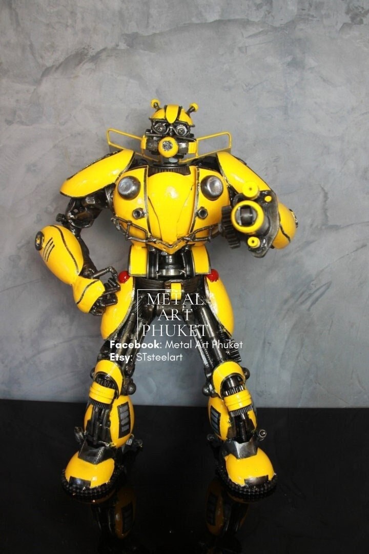 Metal robot art toy - Etsy 日本