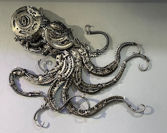 Made To Order Giant Octopus Scrap Metal Sculpture
