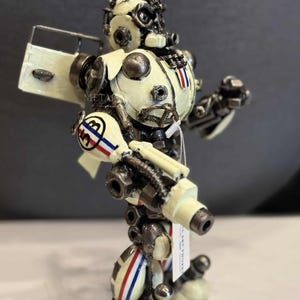 Robot Inspired Sculpture Metal  Art