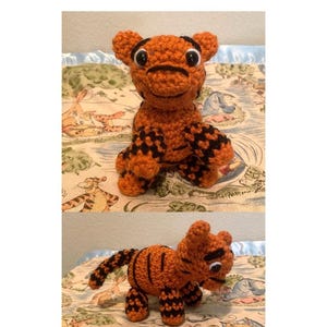 Classic Tigger Crochet Plush Toy Pattern