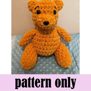 Classic Winnie the Pooh Crochet Plush Toy Pattern