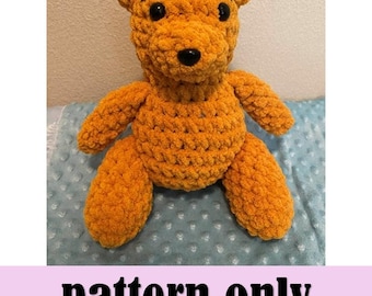 Classic Winnie the Pooh Crochet Plush Toy Pattern