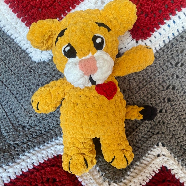 Crochet Cougar Plush (Small)