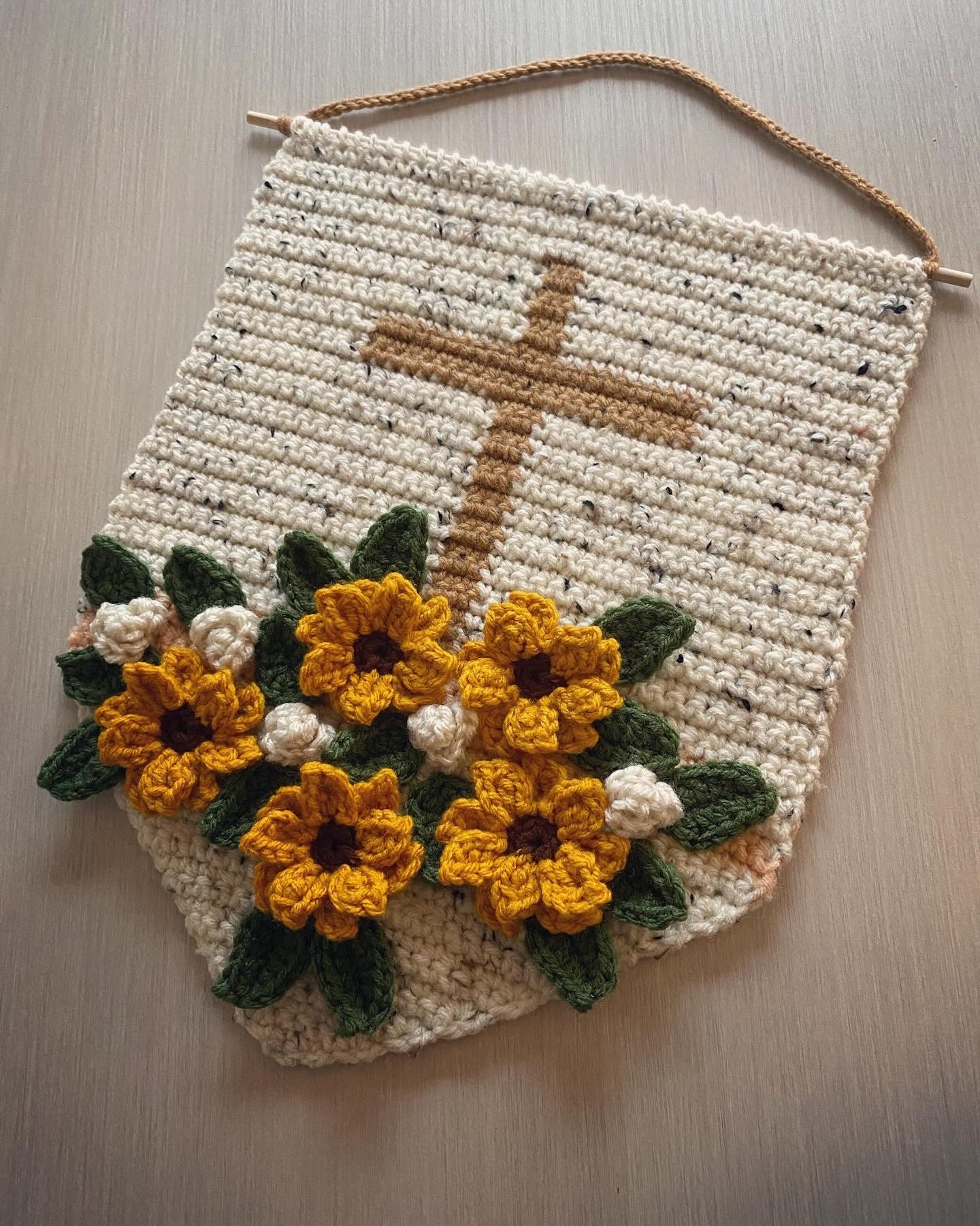 Graves to Gardens Crochet Cross Tapestry - Etsy