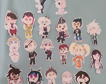 Inspired DR2 Chibi Stickers