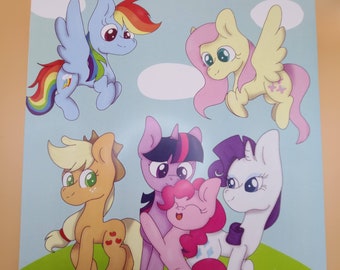8.5 x 11 My Little Pony Inspired Print