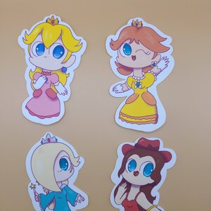 Ispirato agli adesivi di Mario Princess