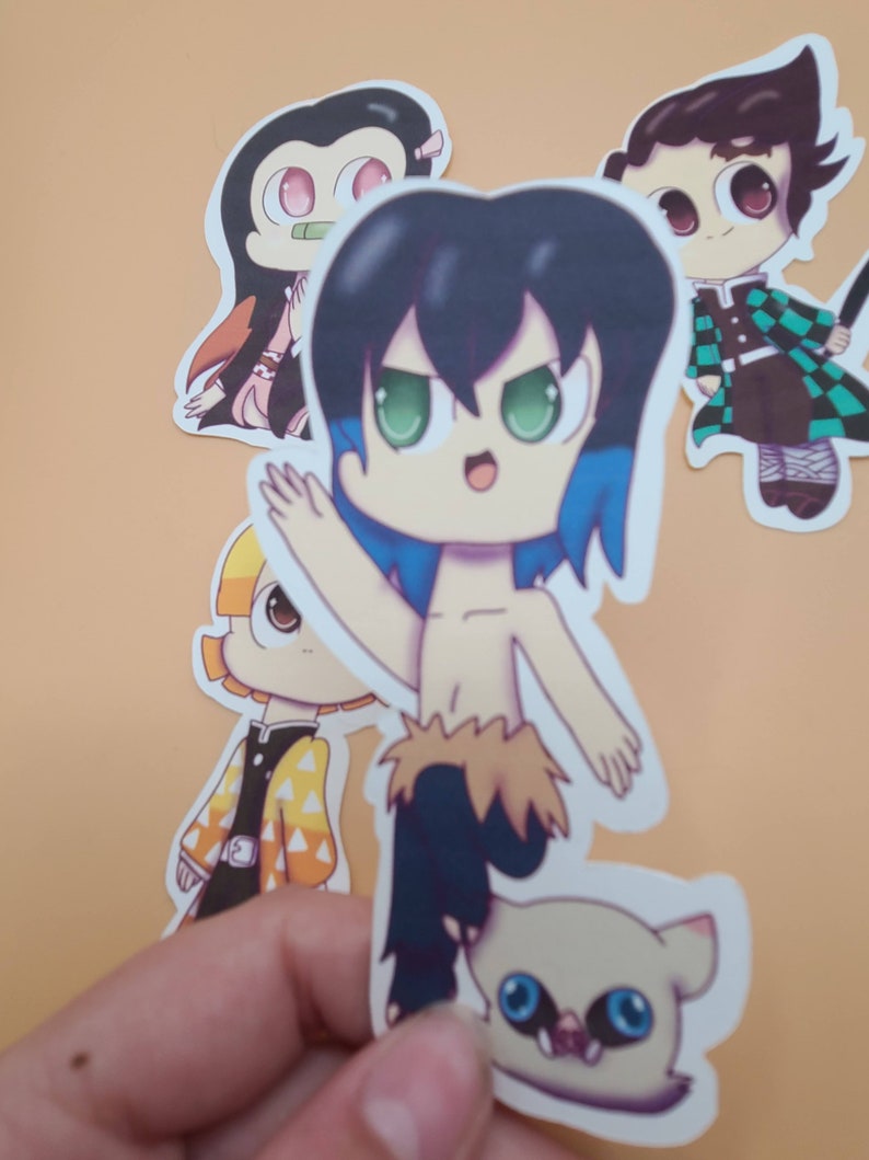Inspired by Demon Slayer Stickers - Etsy