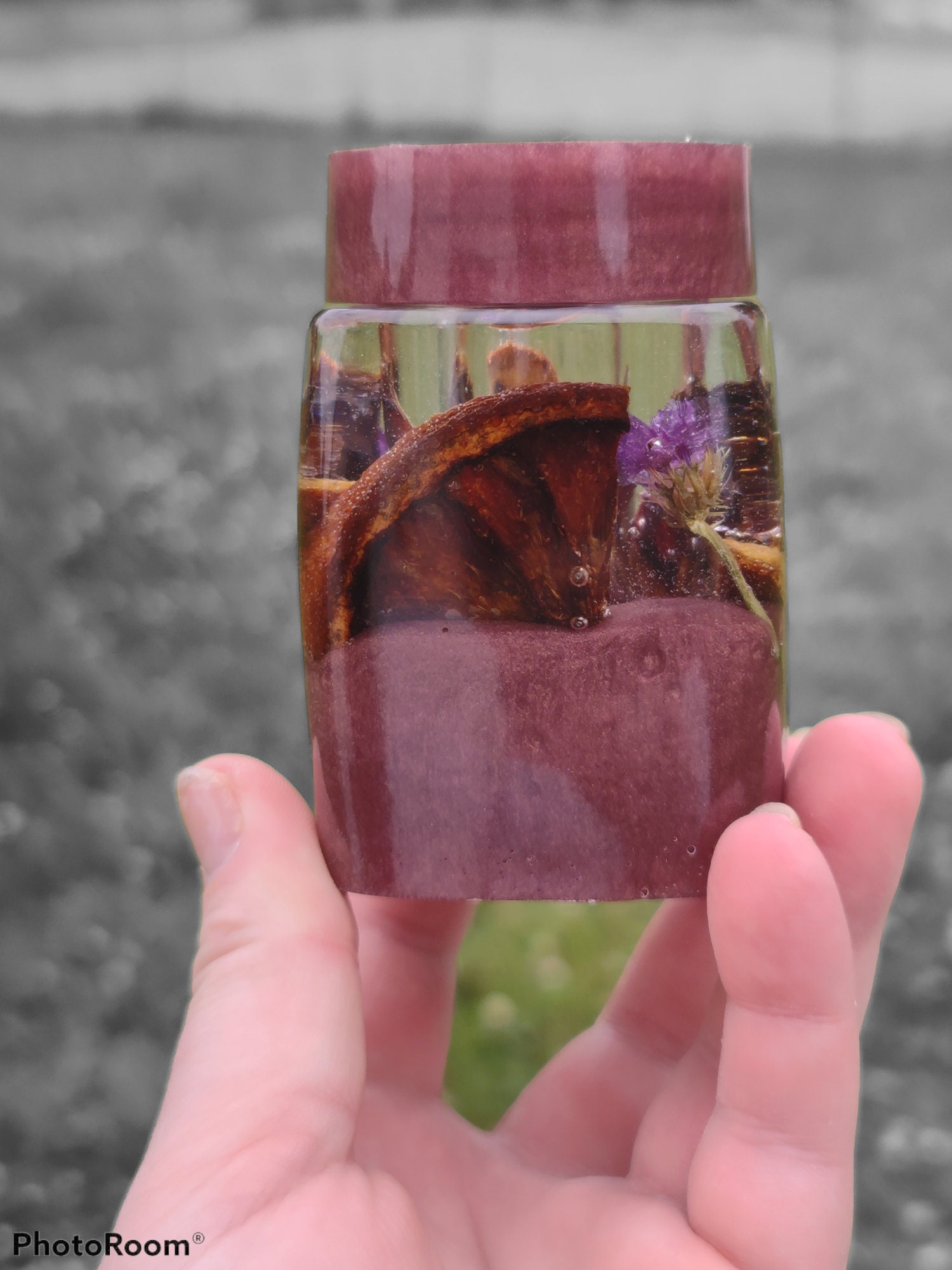 Decorative Stash Jar Home Decor Alter Tools Resin Jar Etsy