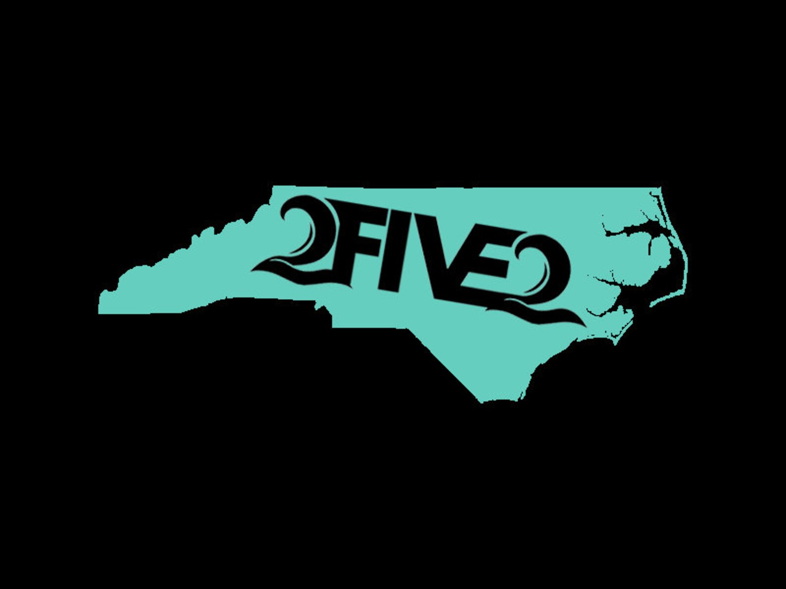 Mint NC Decal 252 NC Area Code Decal Etsy