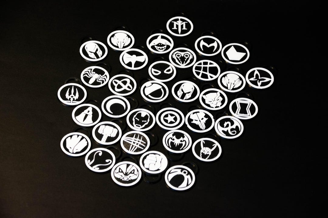 Personalised 3D Printed Marvel Rivals Icons Perfect for Fans - Etsy