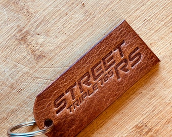 Handmade leather key ring - Triumph Street Triple 765RS