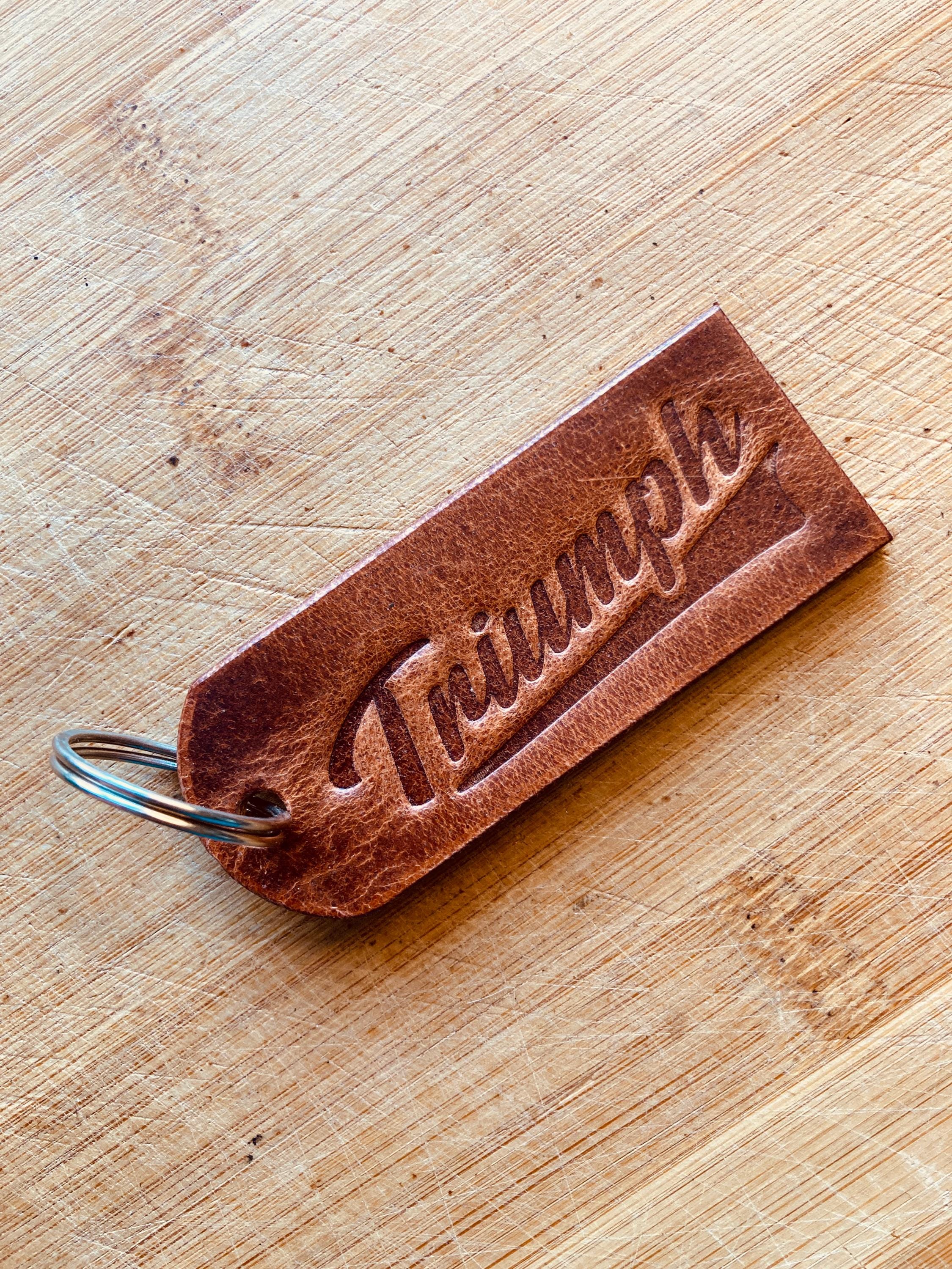 Keychain - Rectangle - Galway - Leather Keychain - Rectangle - Galway - Leather