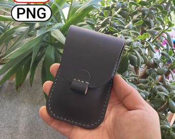 Leather Pattern: Minialist Watch Case Travel Pouch