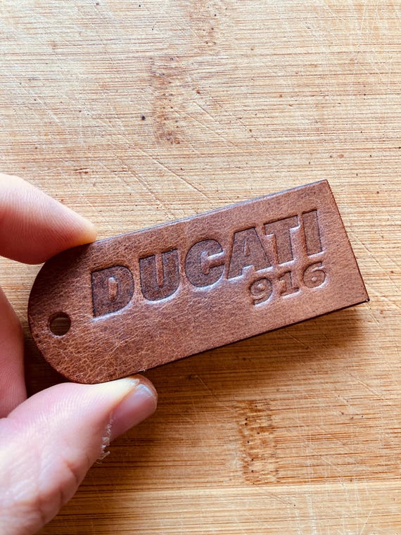 Portachiavi In Pelle Per Ducati - Accessorio Elegante Per Moto - Foto 5