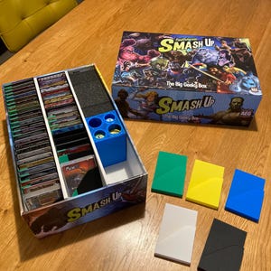 Deck Dividers for Smash Up – Pack of 5 – Faction & Base Organisers for Faster Setup