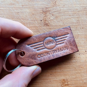 Leather Key Ring - Mini Countryman OG