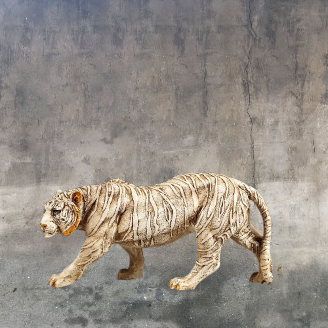 Feng Shui Tiger Walking Statue/ Animal Figurine Antique/ Etsy
