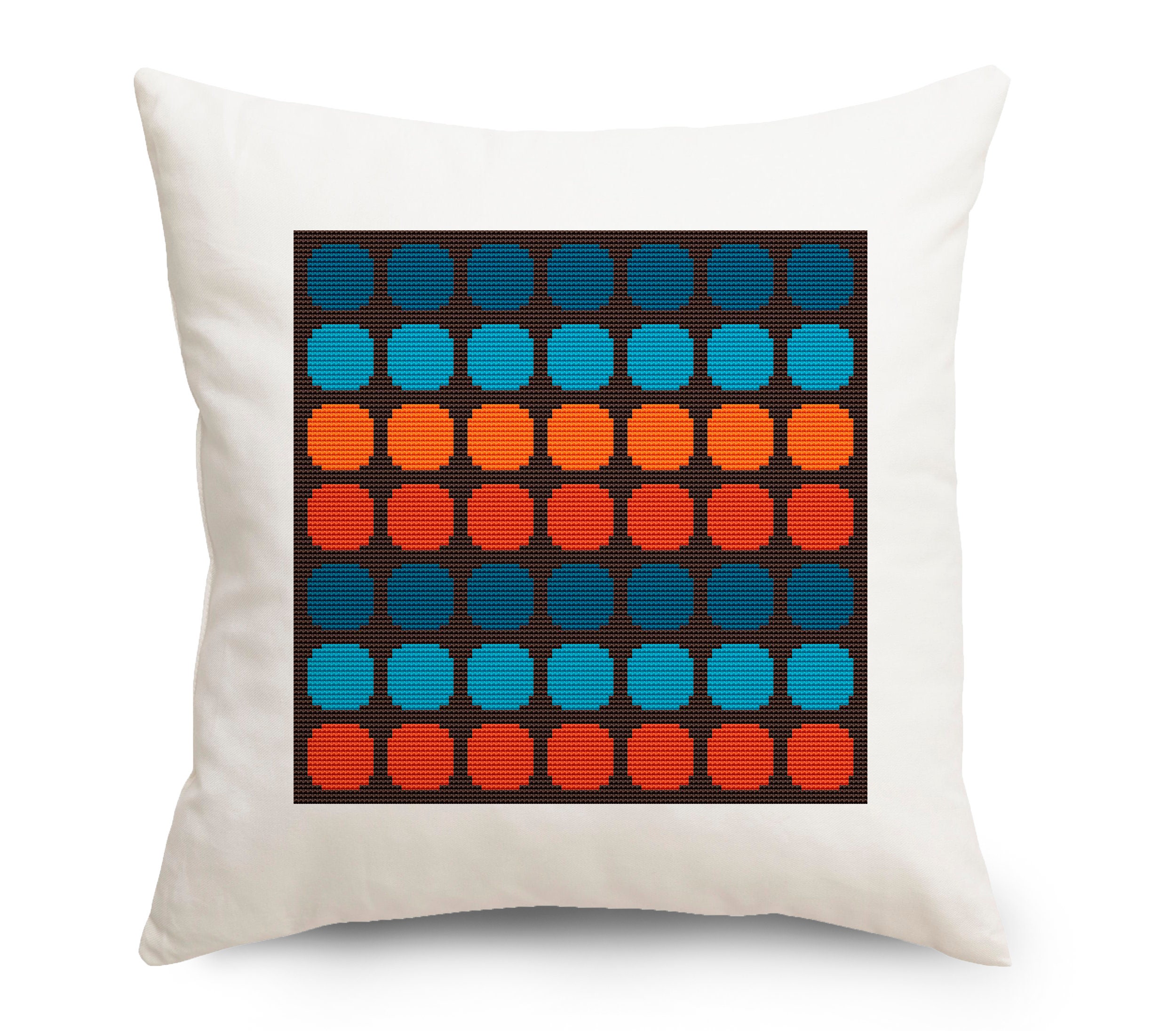 Cross stitch pattern PDF Retro Cross stitch pattern 70's Etsy