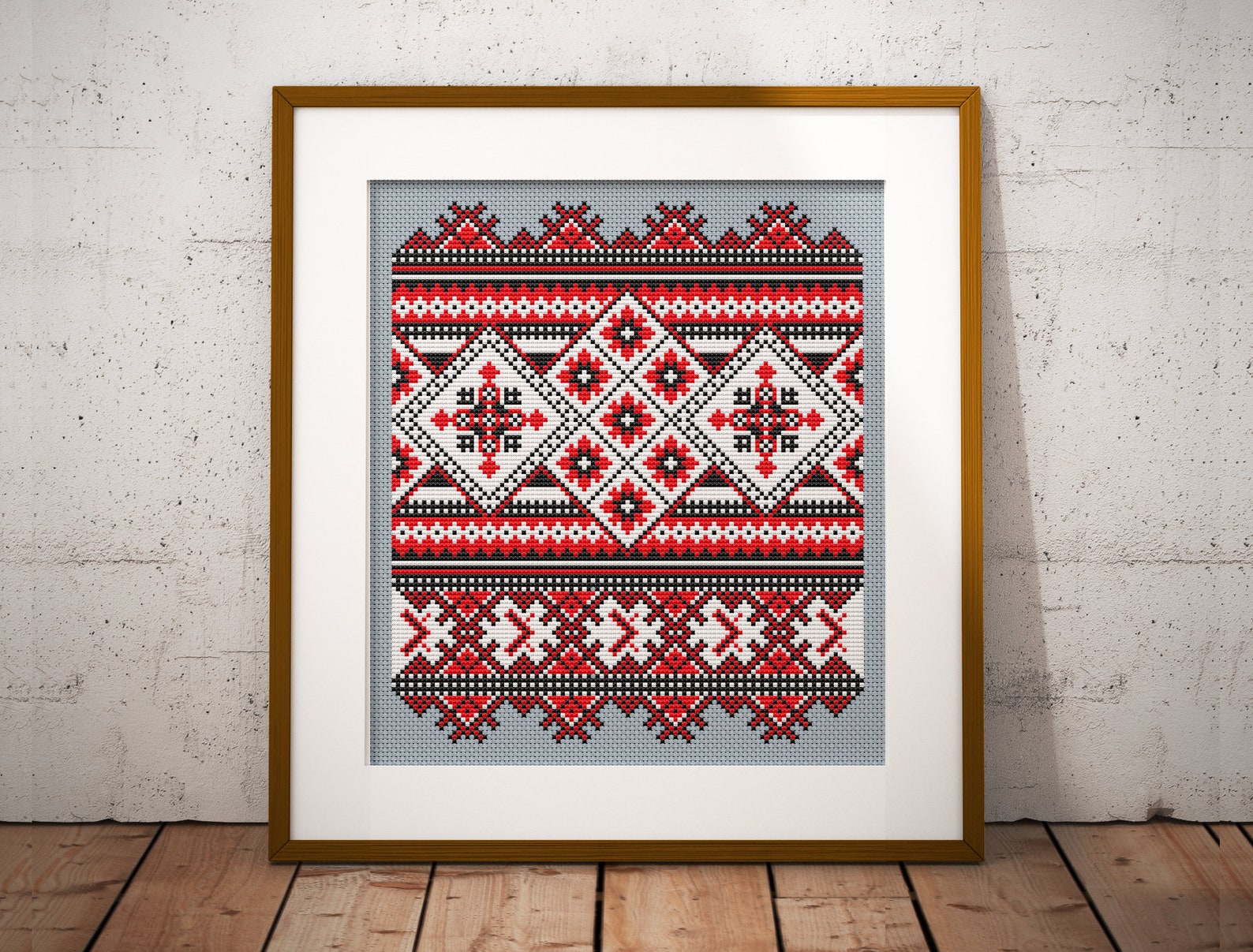 Russian tapestry cross stitch pattern Slavic cross stitch Etsy