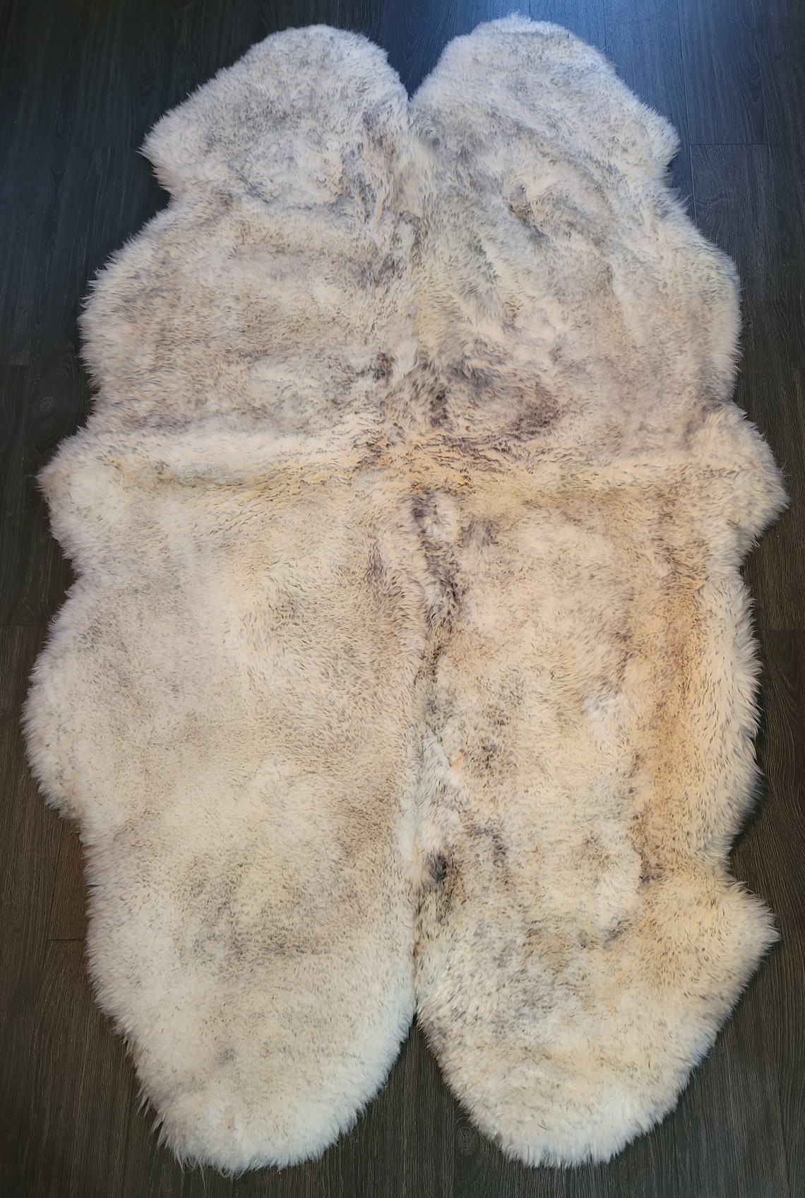 Premium Quality Quad Sheepskin Rug Natural Large Sheep Skin 4 Etsy