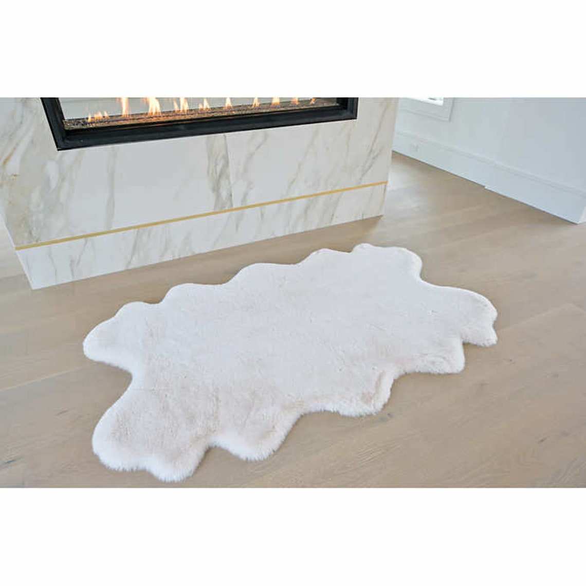 Premium Quality Quad Faux Fur Rug Natural Large Faux Fur 4 X 6 Etsy