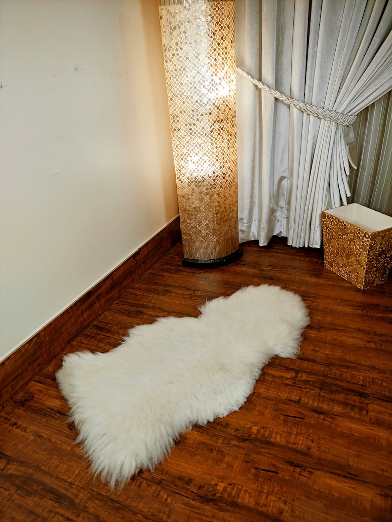 Genuine Real Australian Sheepskin Lambskin Rug Sheepskin Throw Etsy