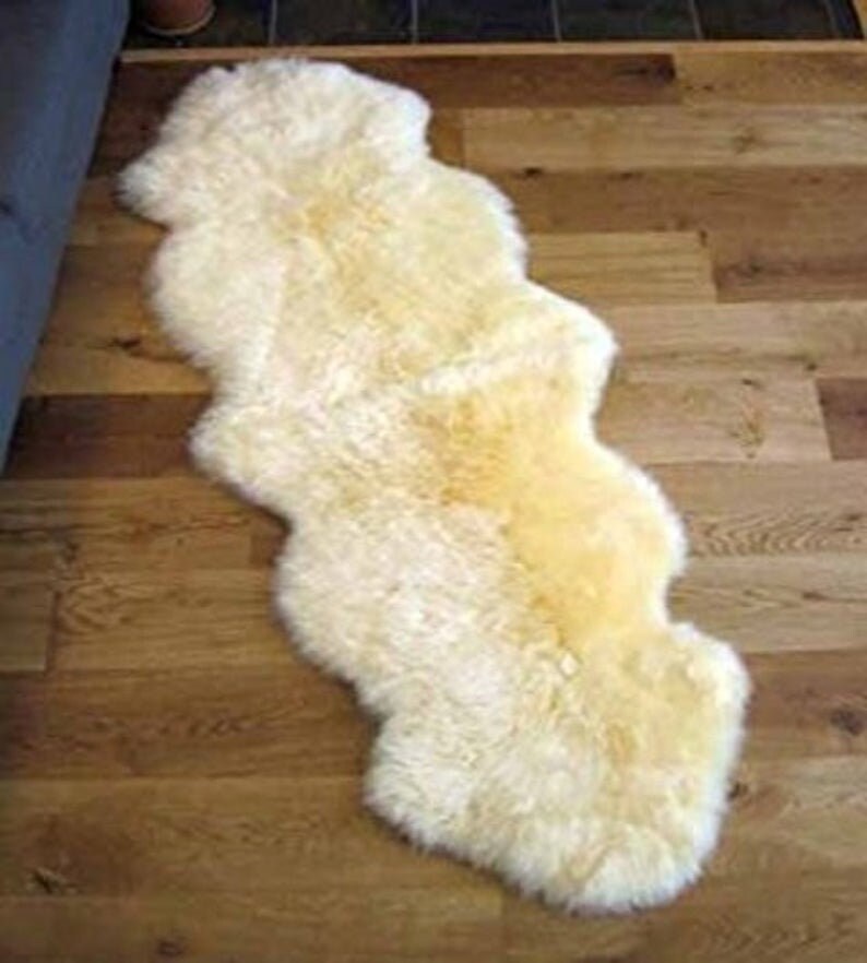 Genuine Real Australian Sheepskin Lambskin Rug Double Pelt Etsy