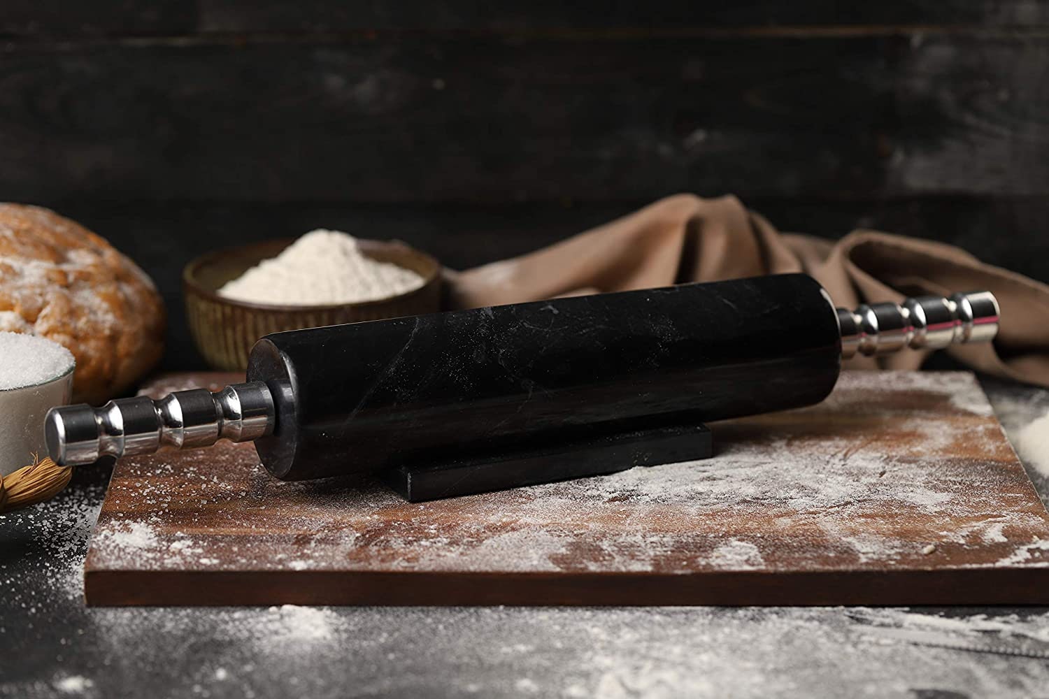 Handmade Marble Rolling Pins 18 Inches for Baking with Holder Etsy