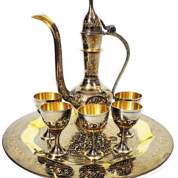 Moroccan Tea Set Etsy