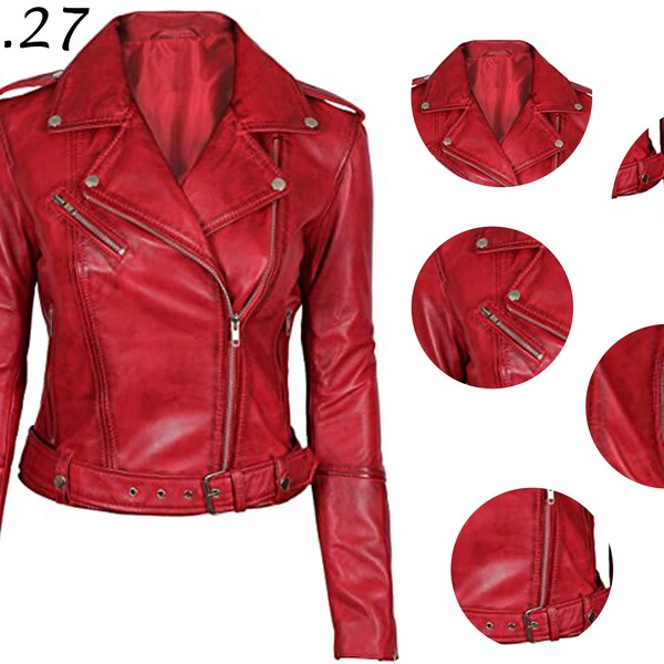 Women Leather Jacket - Etsy