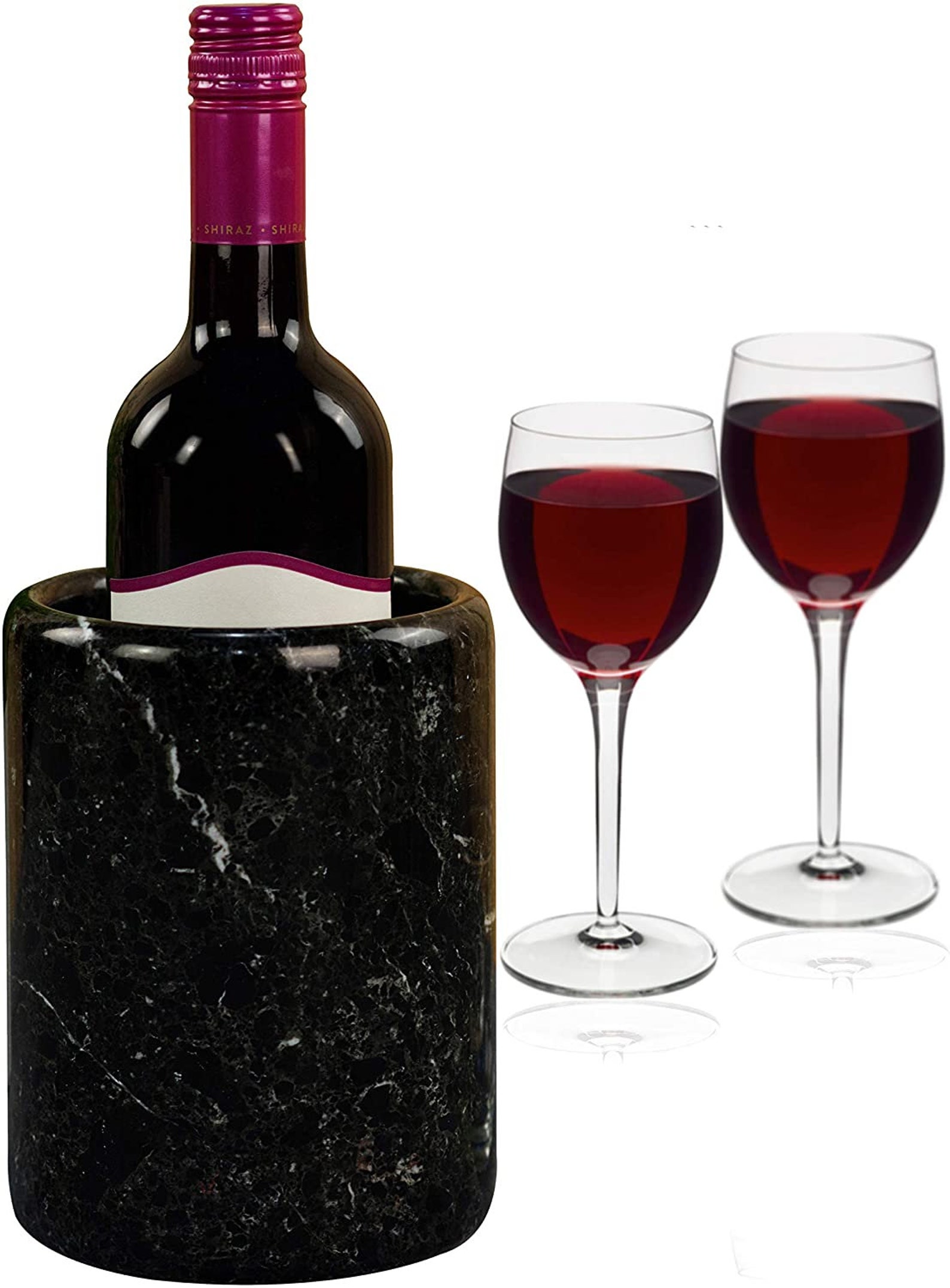 Wine Chiller Black Table Top Handmade Marble Wine Chillers for Etsy
