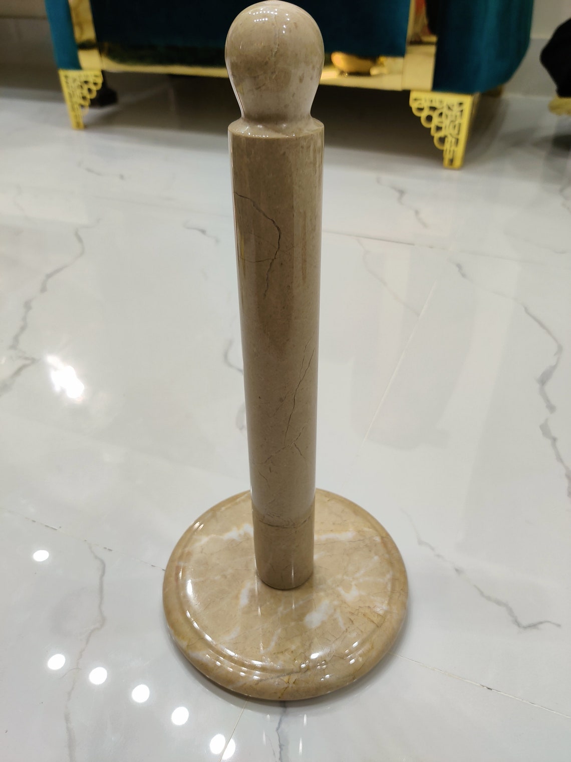 Marble Paper Towel Holder Handmade Marble Kitchen Towels Rack Etsy