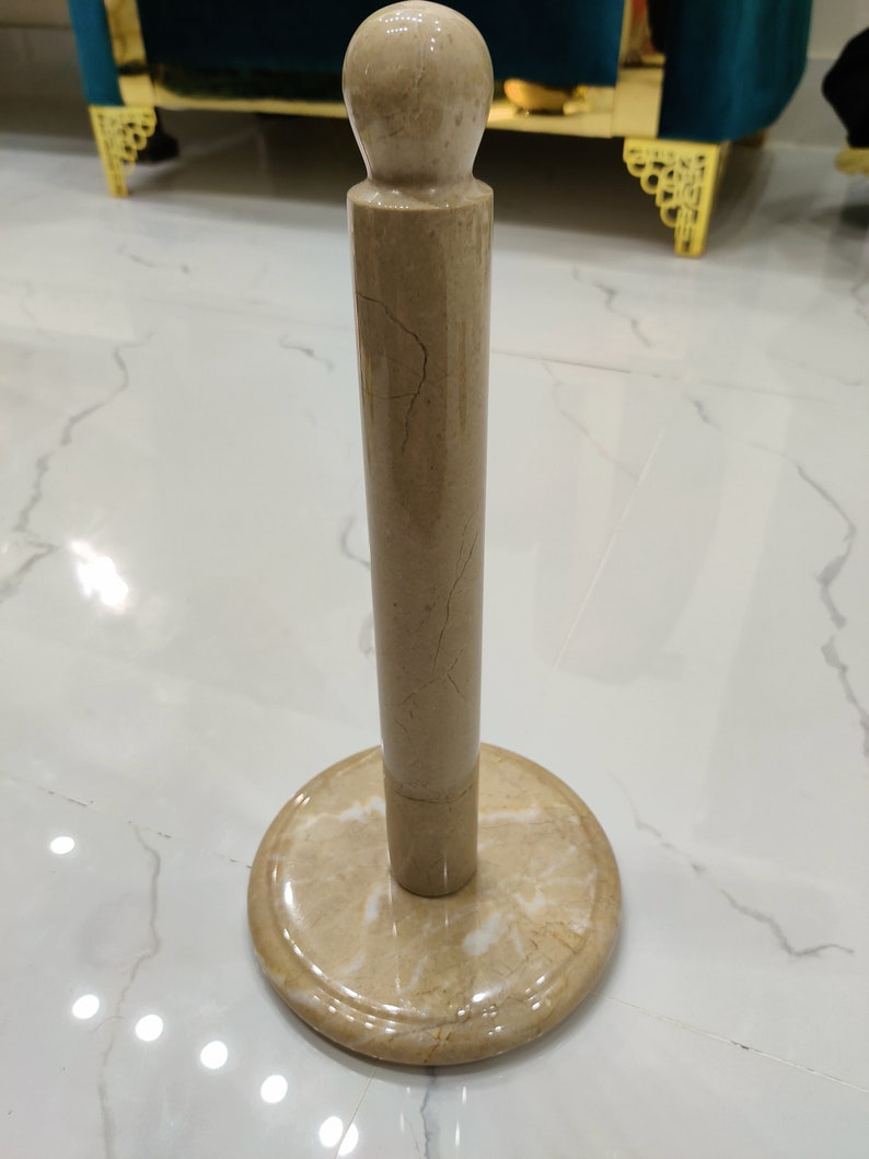 Marble Paper Towel Holder Handmade Marble Kitchen Towels Rack Etsy