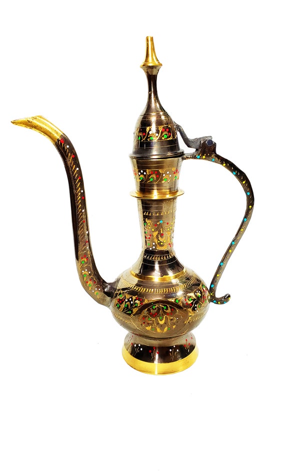 Single Ottoman Turkish Moroccan Bronze Brass Tea Coffee Cup 