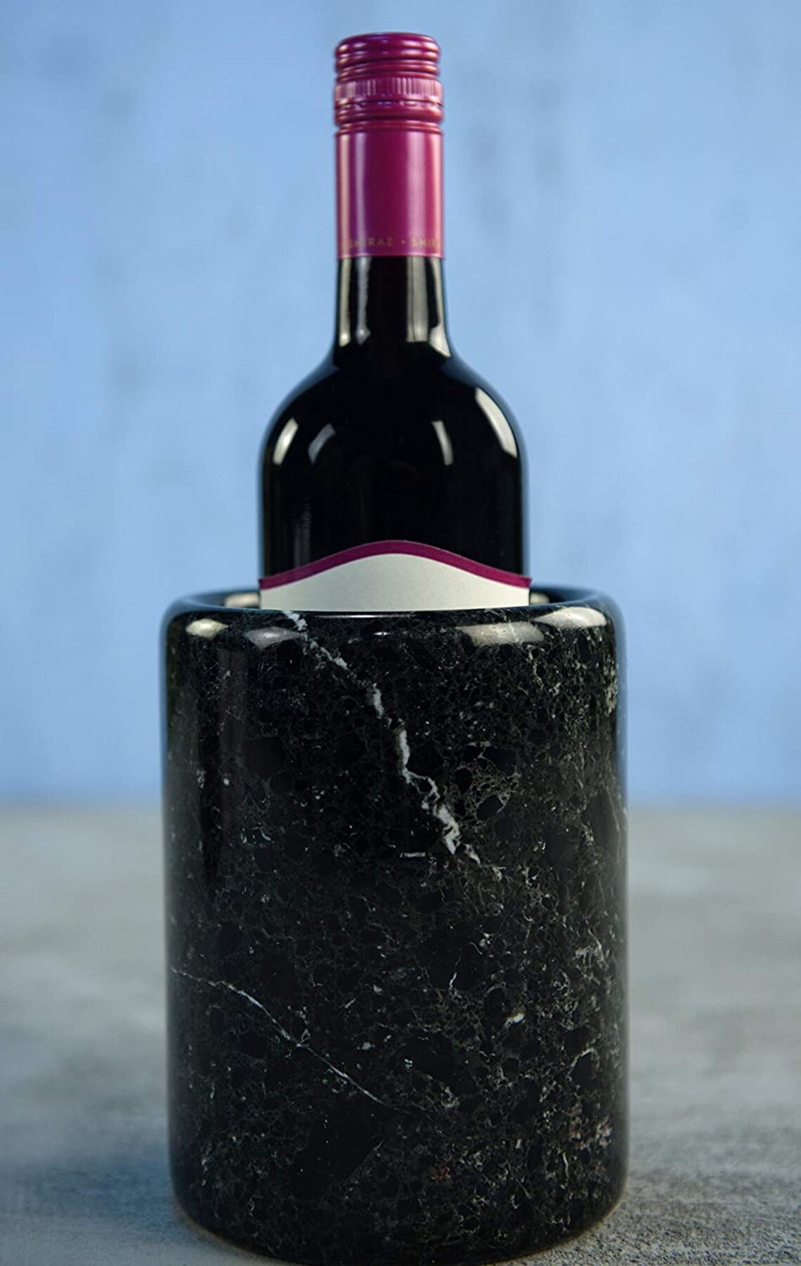 Wine Chiller Black Table Top Handmade Marble Wine Chillers for Etsy