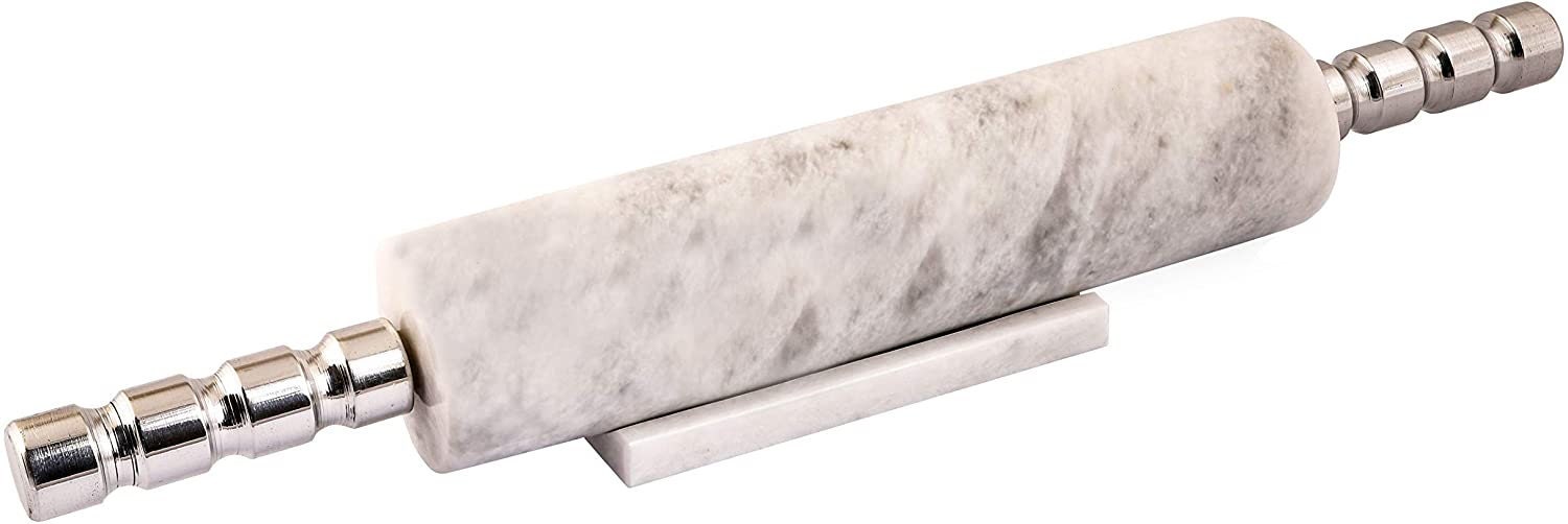 Handmade Marble Rolling Pins 18 Inches for Baking with Holder Etsy