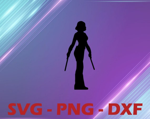 Download Black Widow Svg Dxf Png Black Widow Silhouette Svg Dxf Etsy