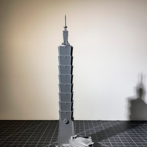 Taipei 101 - Taiwan - 3D Printed on PLA