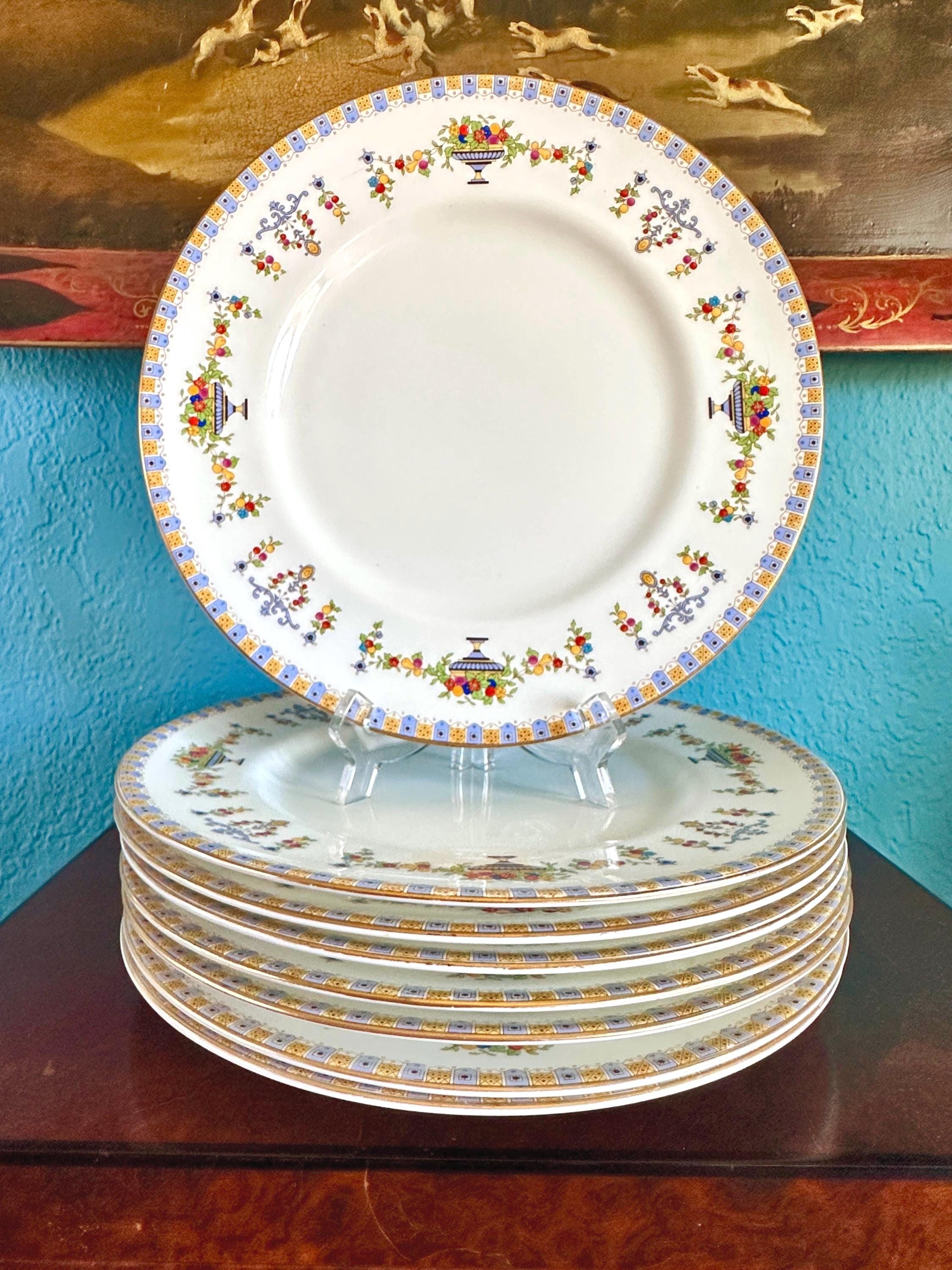 ロイヤルドルトン ハンドホーロー 10 1/2インチ ディナープレート 8枚