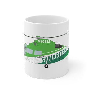 Dauphin helicopter mug