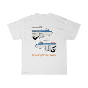 DC-3 T-shirt w/ So Many Aircraft logo