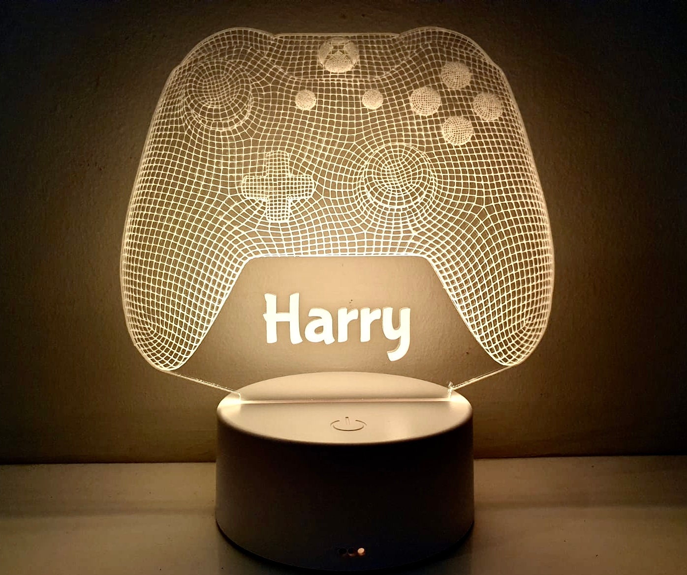 Personalised Led Xbox Controller Gaming Light Illusion Lamp Etsy UK