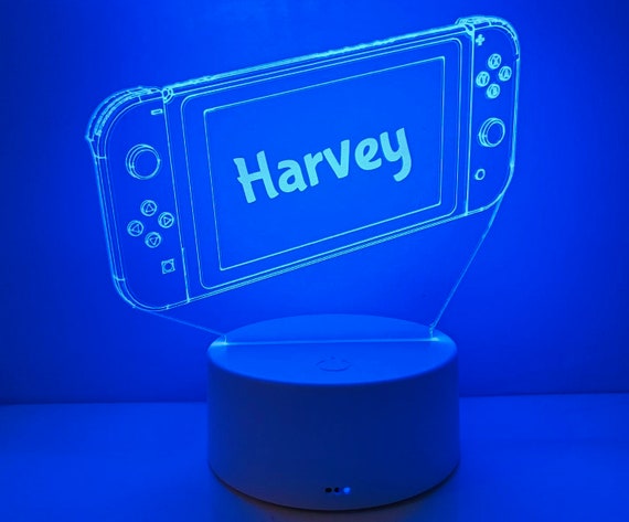 Personalised Led Nintendo Switch Controller | Gaming Night